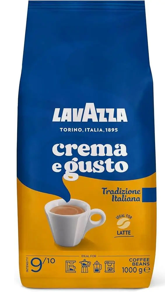 Кофе в зернах Crema e Gusto Tradizione Italiana 1000г., купаж арабика/робуста Lavazza - фото 2
