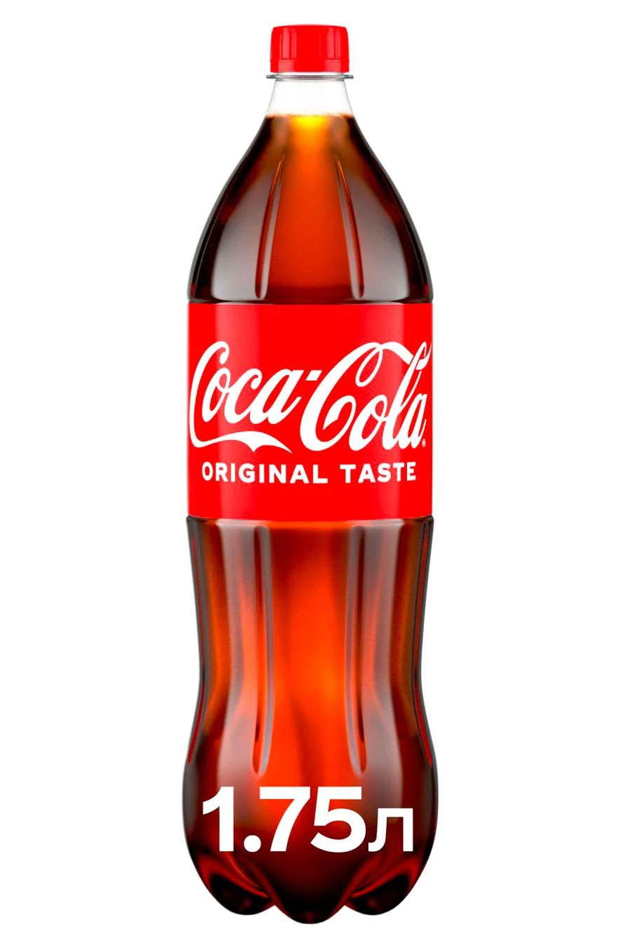 Напиток Coca-Cola 1,75л., 6шт./уп., пластиковая бутылка Coca-Cola - фото 1