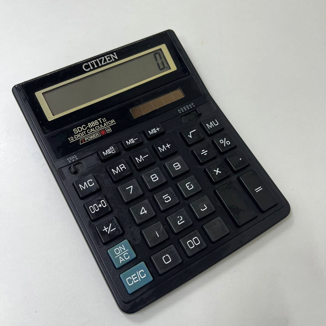 Калькулятор SDC-888T II, 12 розрядів, (203,2х158х31мм.), чорн. Citizen - фото 3