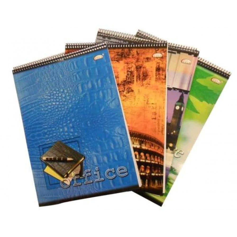 Блокнот на спіралі Golg А4 96арк., клітинка Бріск - фото 1