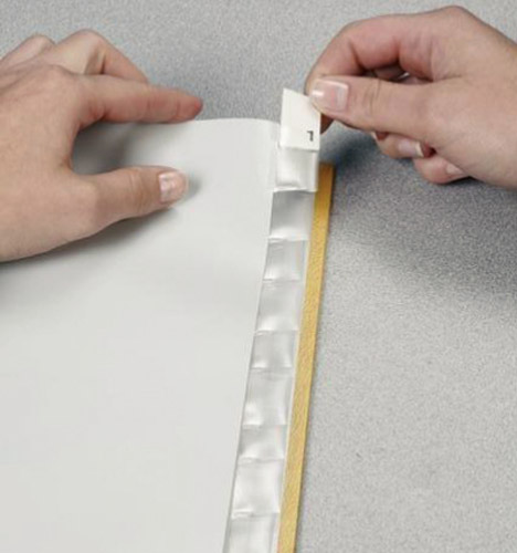 Розділювач пластиковий, зі змінними етикетками 12 розділів, сір. LEITZ - фото 2