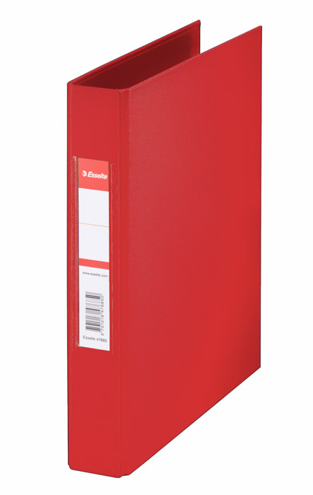 Папка А5 35мм. 2кольца, красн. Esselte - фото 1