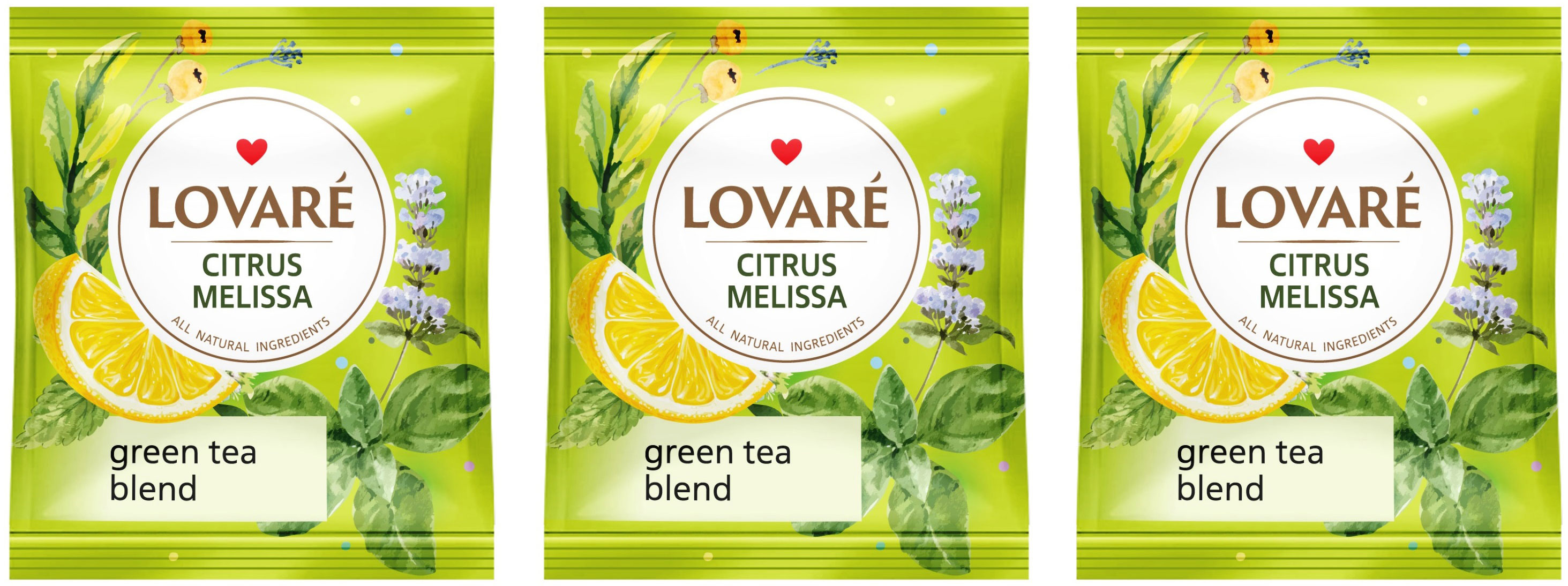 Бленд чая травяного и зеленого 