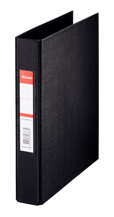 Папка А5 35мм. 2кольца, черн. Esselte - фото 1