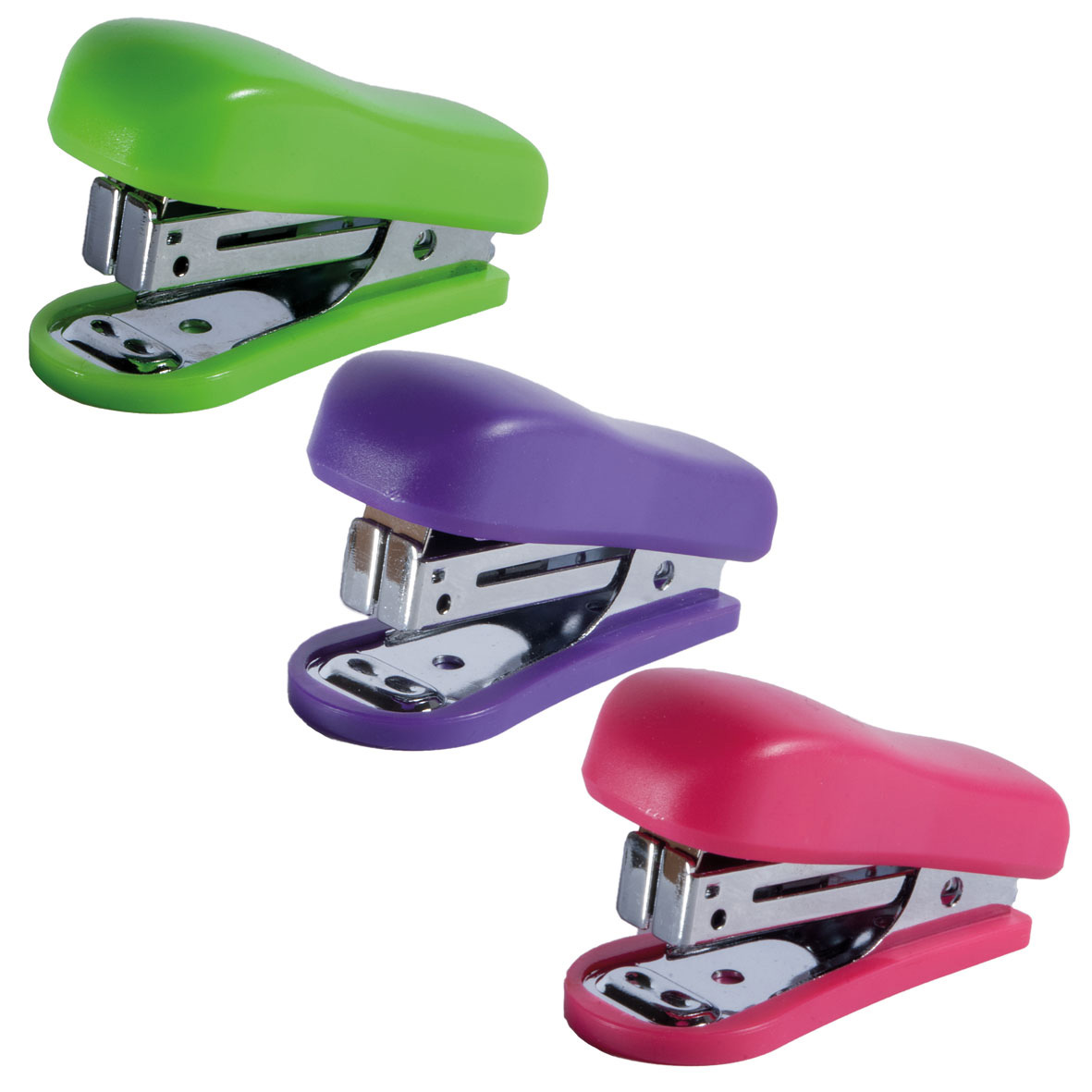 Степлер-мини №10 8л., зелен. NORMA - фото 2