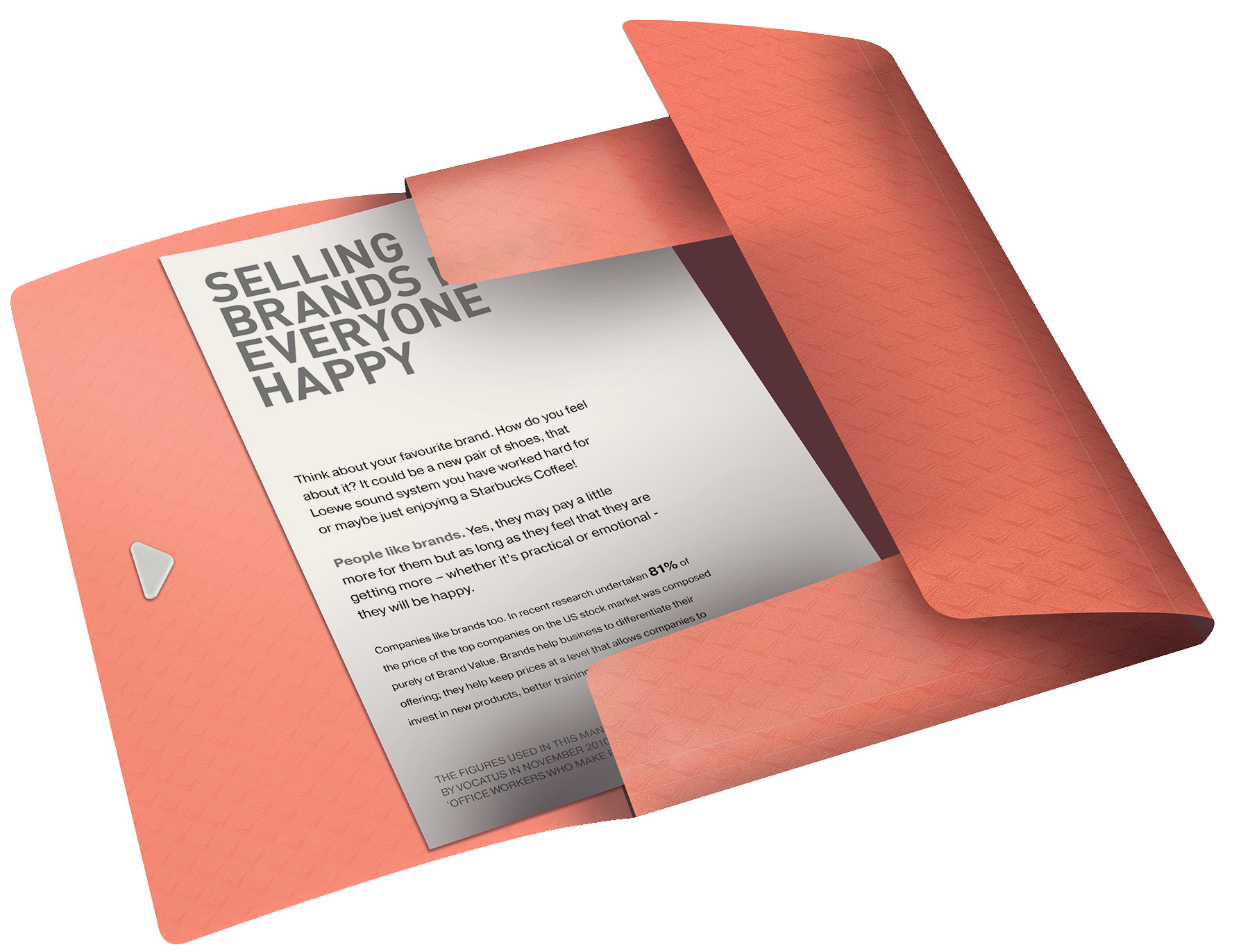 Папка на гумках Поліпропілен з тисненням Colour'ice А4, абрикос Esselte - фото 3