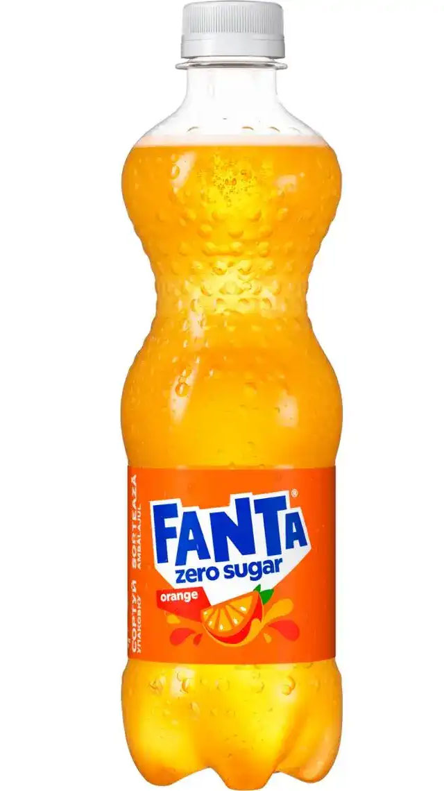 Напиток Фанта Апельсин Зеро 0,5л., 12шт./уп., пластиковая бутылка Fanta - фото 1