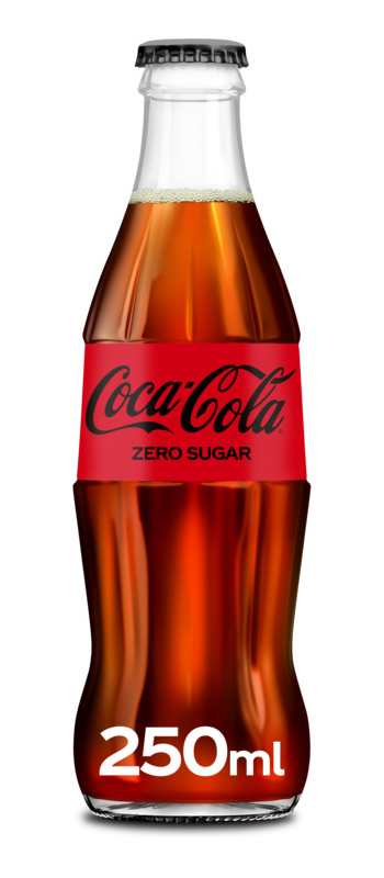 Напиток Coca-Cola Zero 0,25л., 12шт./уп., стеклянная бутылка Coca-Cola - фото 2