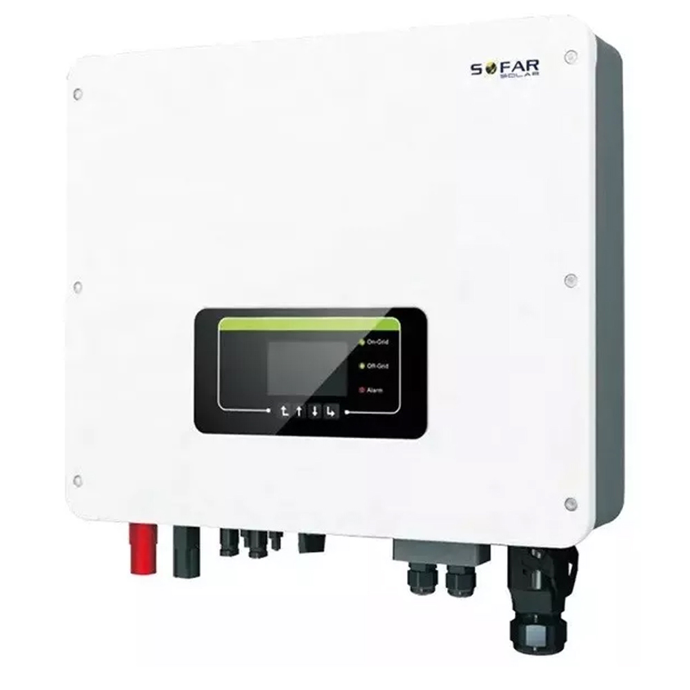 Інвертор  гібридний SOFAR HYD 6000-EP, 6кВт, пасивне охолодження (тихий) SOFAR - фото 4