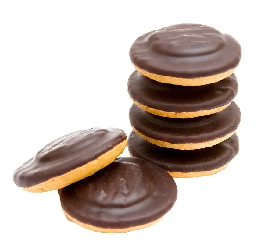 Печенье сдобное Lovita Jelly Cookies с какао и желейной начинкой со вкусом вишни, 420г. Roshen - фото 1