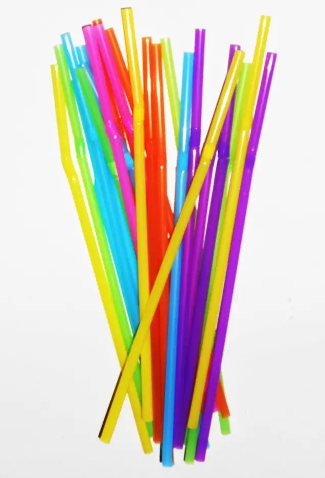 Трубочки с изгибом 21см., d4,8мм., 1000шт., ассорт. Украина - фото 3