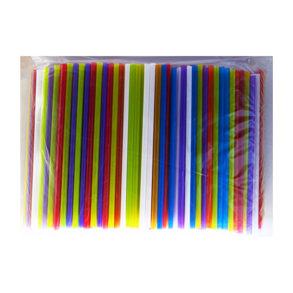 Трубочки прямі 25см., d8,0мм., 500шт., асорті Україна - фото 3