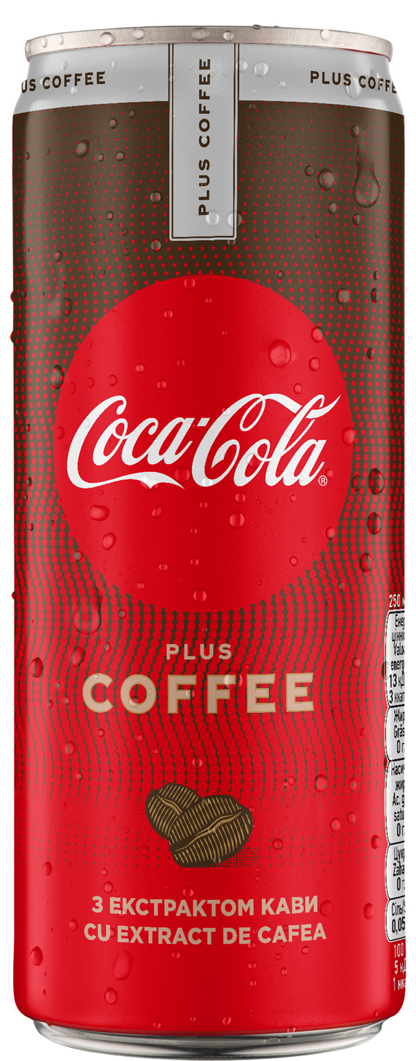 Напиток Coca-Cola плюс Кофе 0,25л., 6шт./уп., жестяная банка Coca-Cola - фото 1