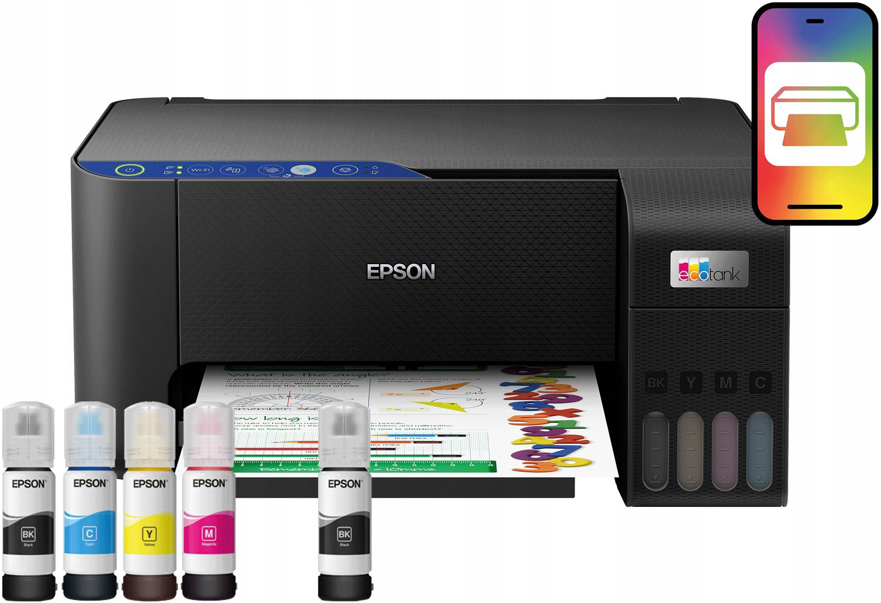 Комплект контейнеров с чернилами Epson 103 (L31XX) Multipack (C,M,Y,Bk) (C13T00S64A) Epson - фото 4