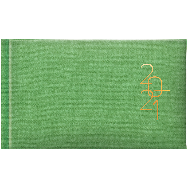 Щотижневик 2021 кишеньк. Tirol.-зелений, св.-зел. Brunnen - фото 1