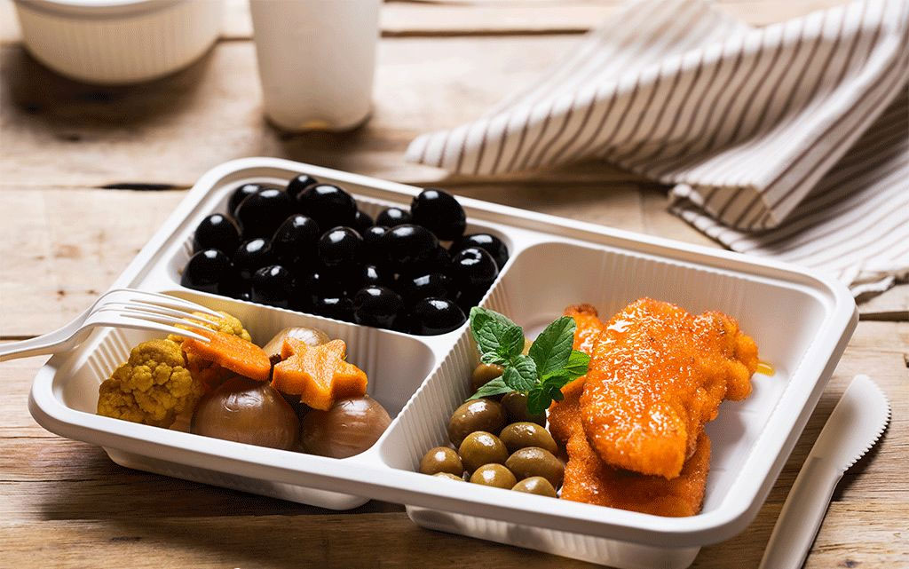 Виделка біорозщеплювана столова 170мм., з кукурудзяного крохмалю, 200шт / уп. AMELON - фото 5