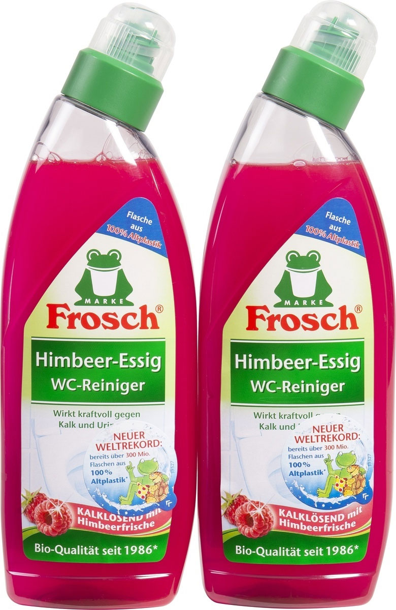 Засіб для чищення унітазів, 750мл., гель, Малина Frosch - фото 3