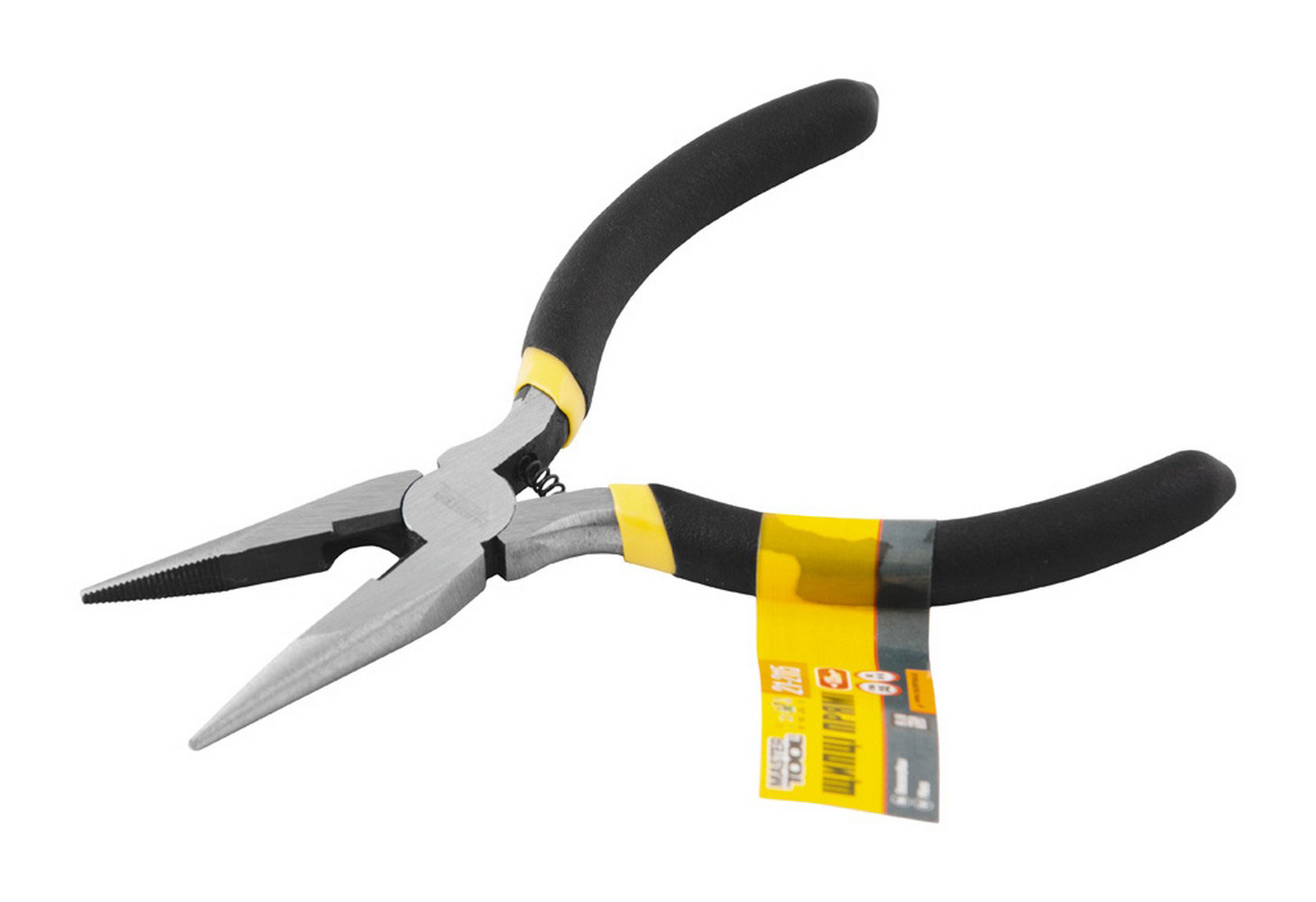 Плоскогубцы с удлиненными губками (утконосы), 135 мм. C45/HRC 45~55 MASTERTOOL - фото 1