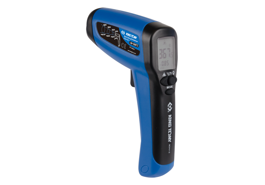 Безконтактний інфрачервоний термометр, -30° - +550 °С King Tony - фото 4