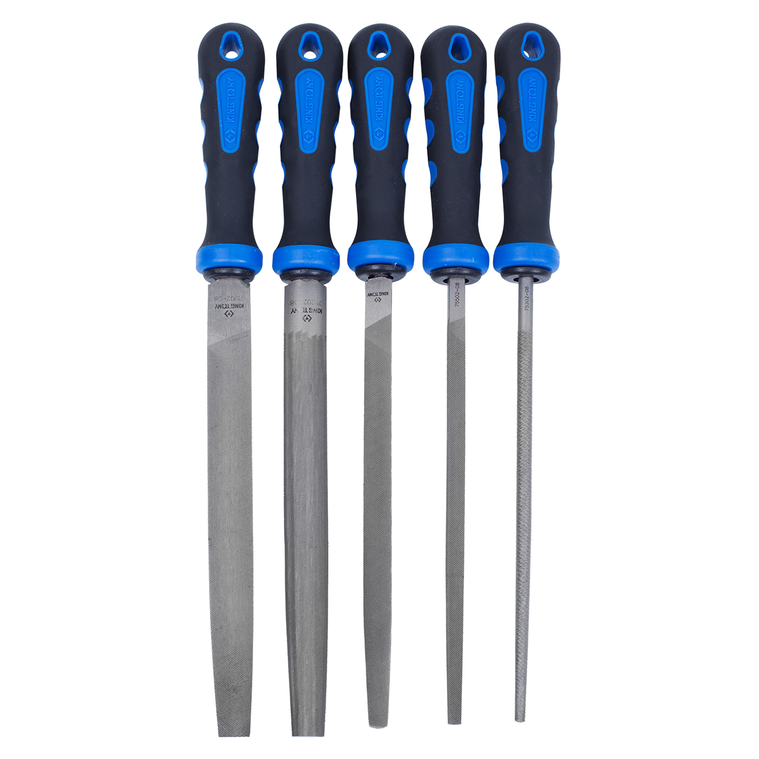 Набор напильников 1005GQ, 5 ед., 200мм. King Tony - фото 4