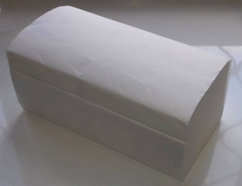 Полотенца листовые V (ZZ)-складка 2-сл., целлюлоза, 150 лист. (21,3*22,9см.), бел. (76919) Katrin - фото 2