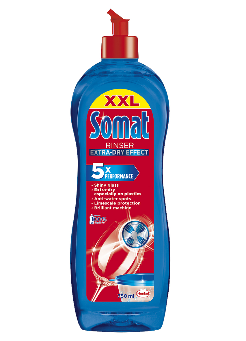 Ополаскиватель для посудомоечных машин 750мл. Тройное действие Somat - фото 2