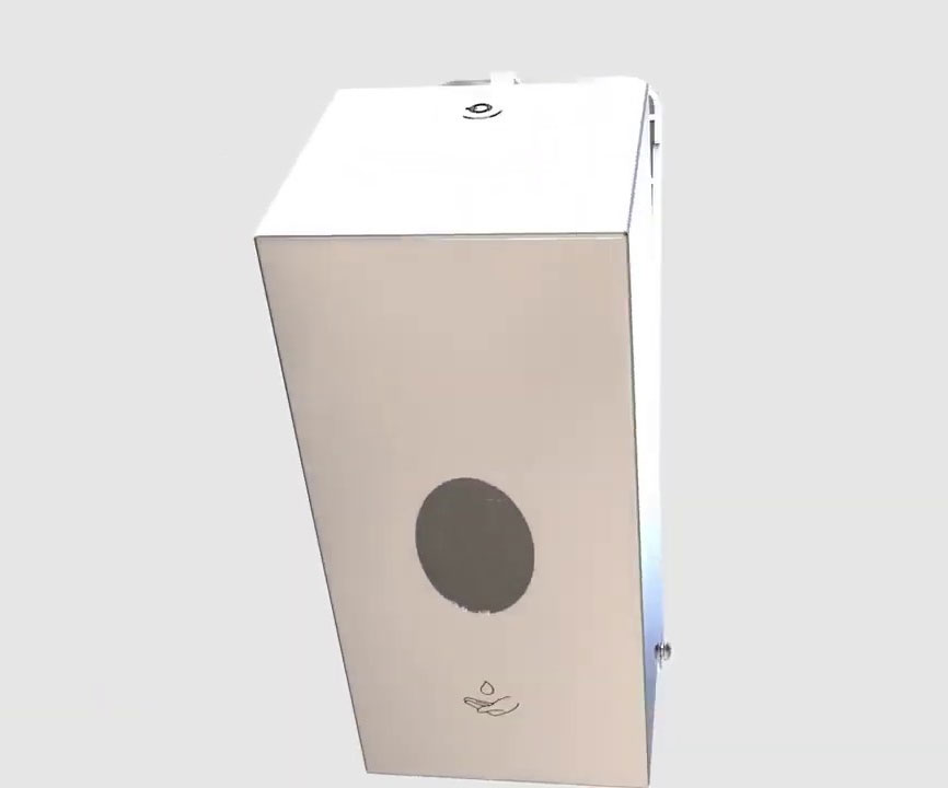 Диспенсер (дозатор) для дезінфікуючого засобу, 800мл., нержавіюча сталь, автоматичний Китай - фото 2