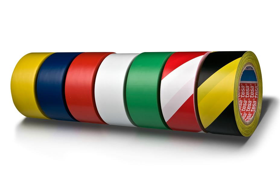 Лента сигнальная самоклеющаяся 50мм.*33м., арт.: 60760, желт. Tess - фото 7