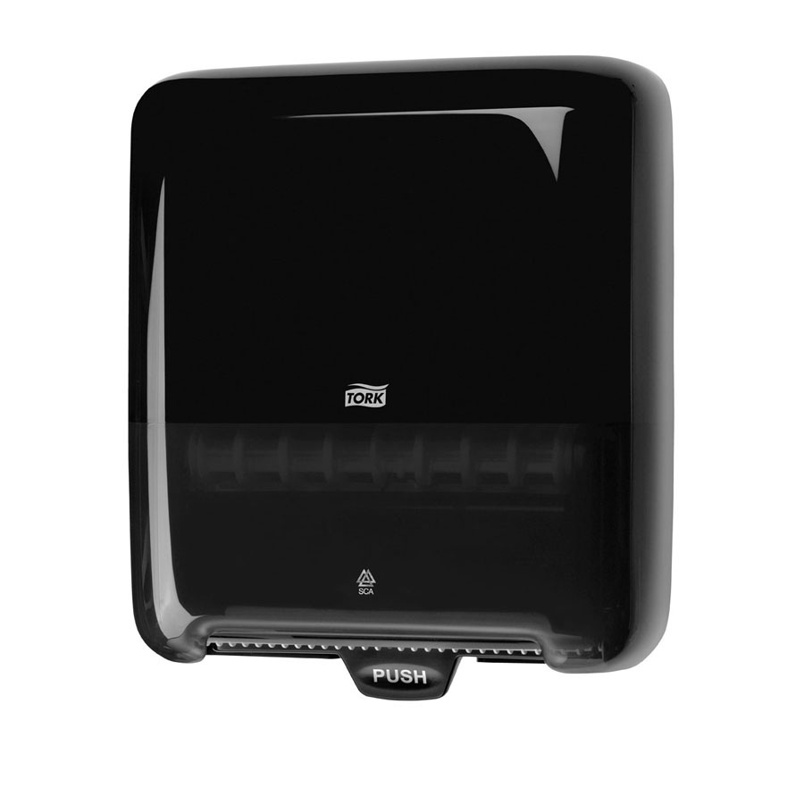 Диспенсер для полотенец в рулонах, ударопрочный Elevation,  Matic, (H1), черн. Tork - фото 7