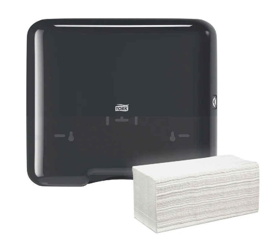 Тримач для рушників ZZ (C)-складки Elevation, пластик, Міні, (H3), чорн. Tork - фото 4