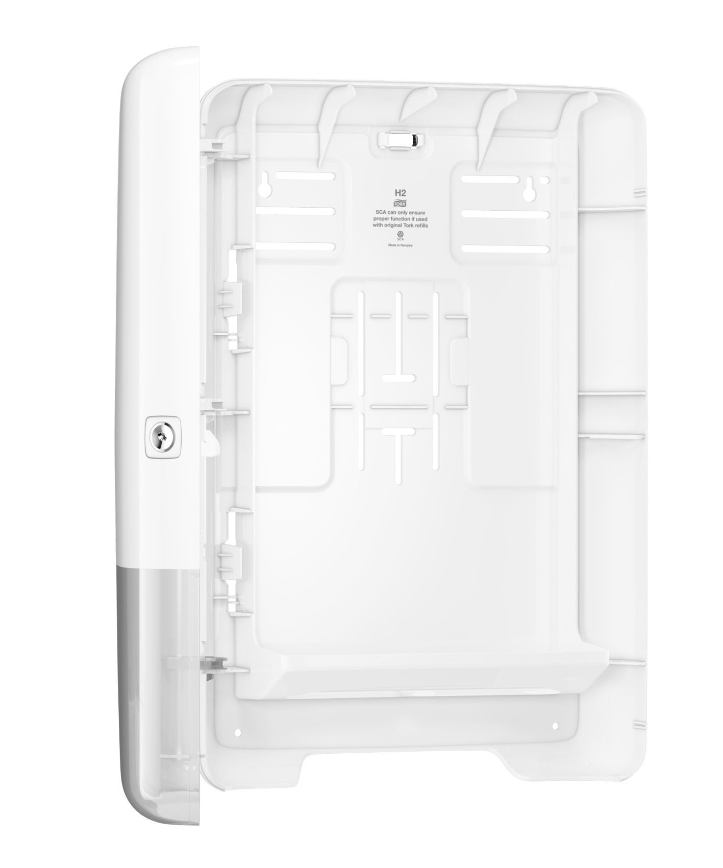 Диспенсер для полотенец узкопанельных, Elevation Макси, (H2),  бел. Tork - фото 5