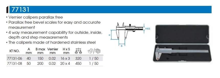 Штангенциркуль, 150мм  King Tony - фото 4