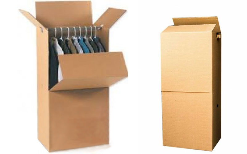 Гофроящик для одежды (гардеробный) 610х570х1350мм. Украина - фото 1