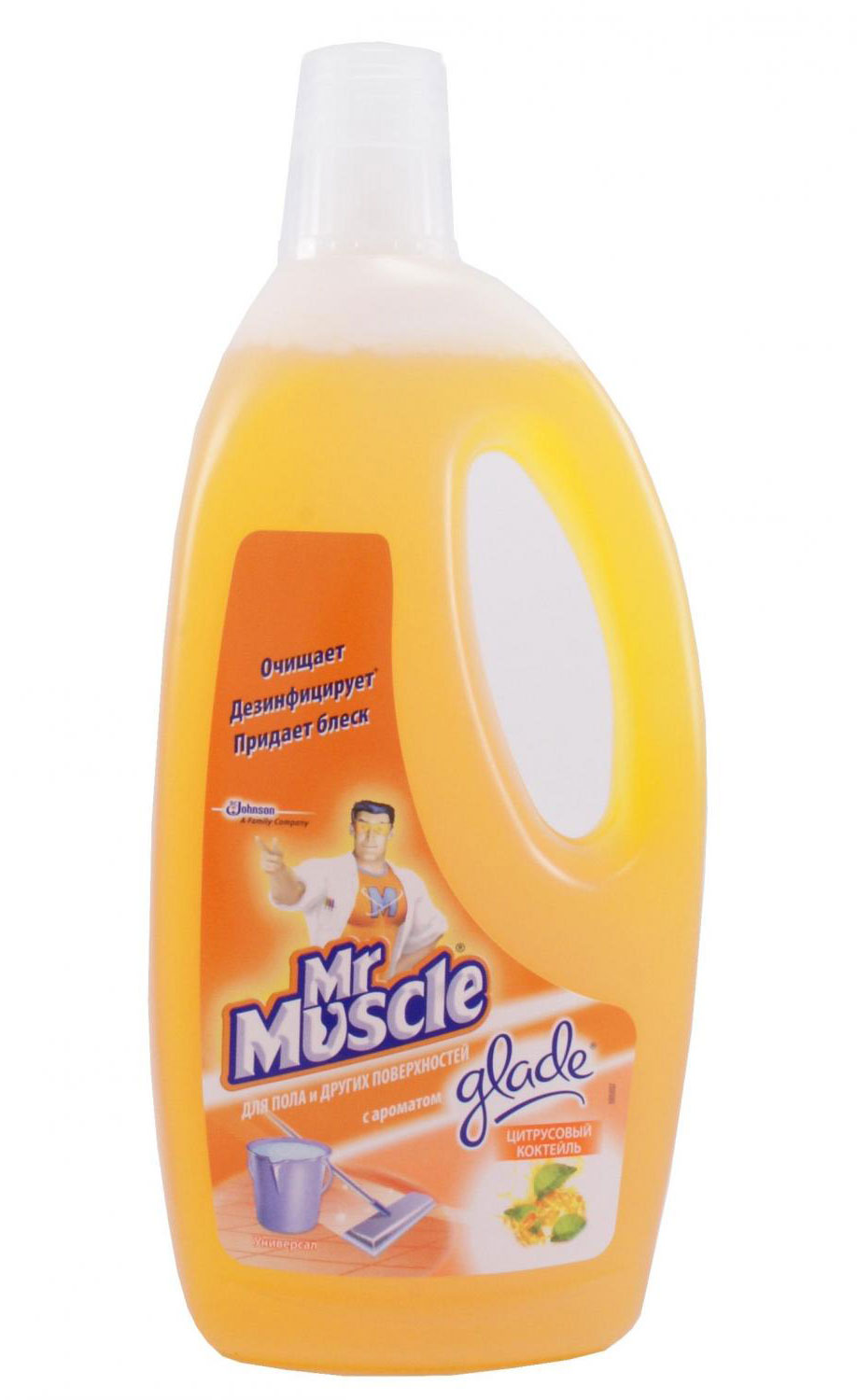 Засіб універсальний для миття підлоги та інших поверхонь Mr Muscle Цитрусовий Коктейль, 750мл. MR. MUSCLE - фото 2