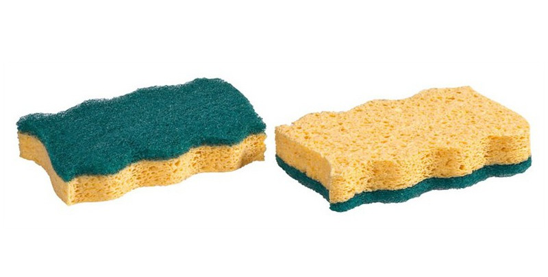 Губки кухонные Еко Slalom Universal, 114*68*20мм., 2шт./уп., желт. Vileda - фото 4