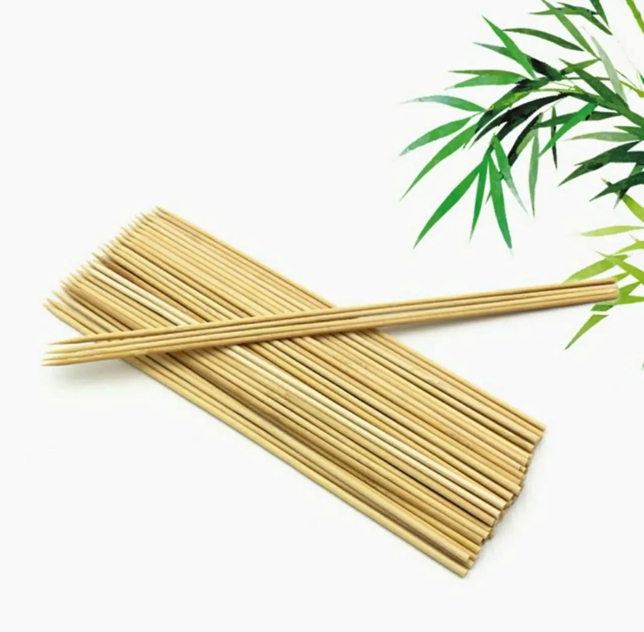 Палочка для шашлыка бамбуковая 25см., 100шт./уп. Украина - фото 2