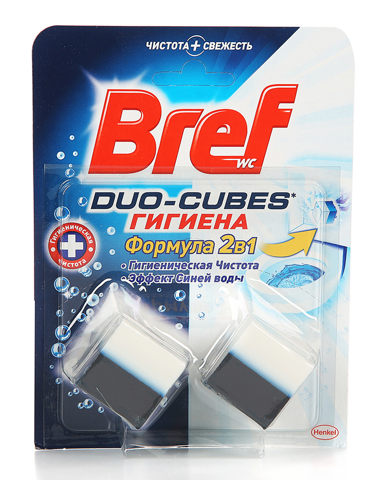 Кубики для унітазу Дуо Куб Гігієна, 2шт./уп. BREF - фото 1