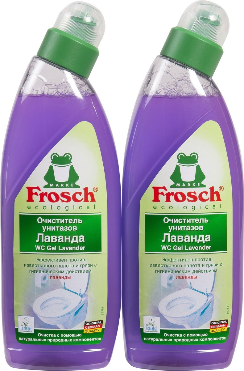 Засіб для чищення унітазів, 750мл., гель, Лаванда Frosch - фото 4