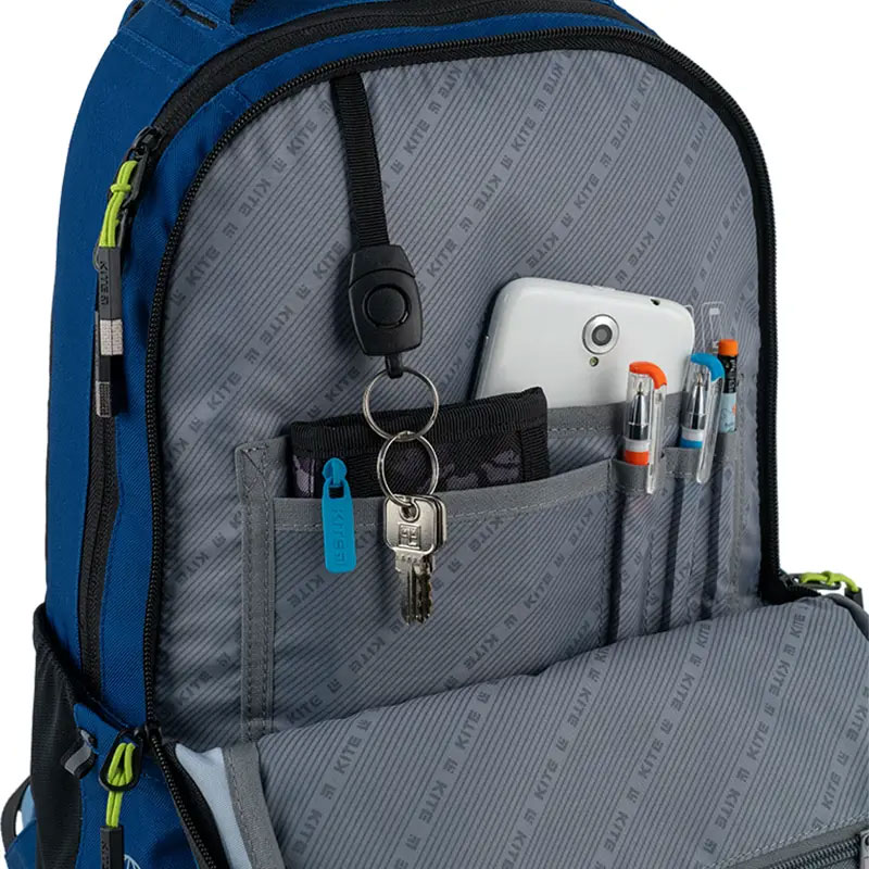 Рюкзак Education teens 2587M-3, син. Kite - фото 8