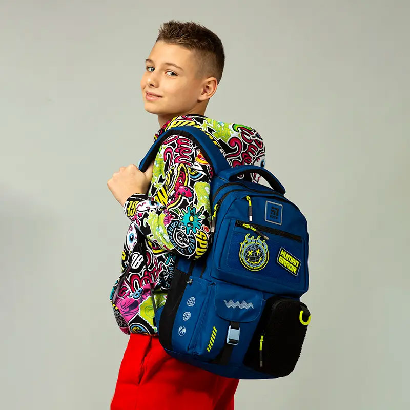 Рюкзак Education teens 2587M-3, син. Kite - фото 16