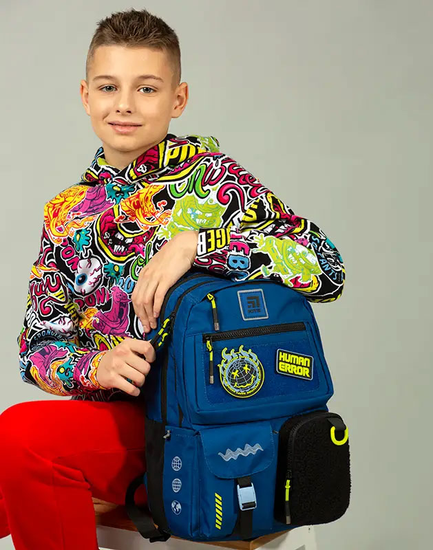 Рюкзак Education teens 2587M-3, син. Kite - фото 17