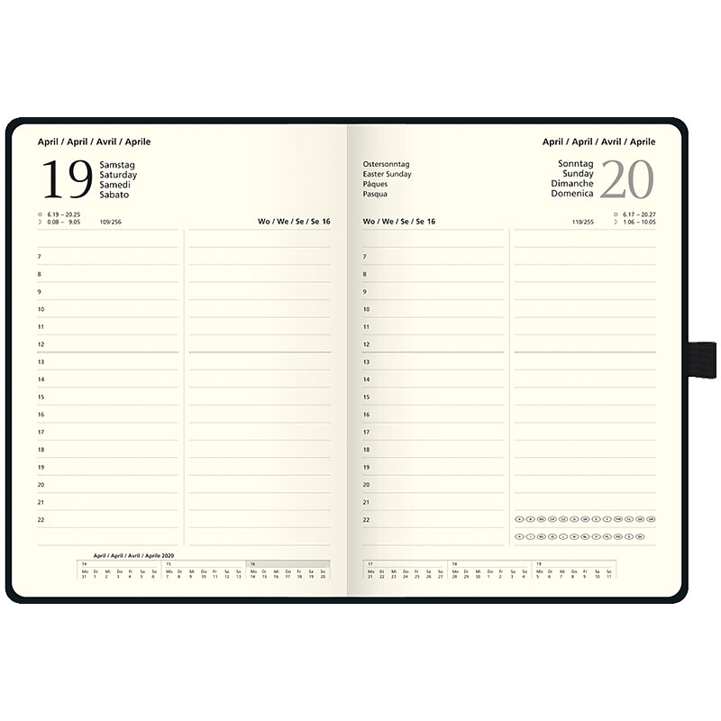 Щоденник 2021 Euro Компаньйон 14.8*21 Strong, чорн. Brunnen - фото 3