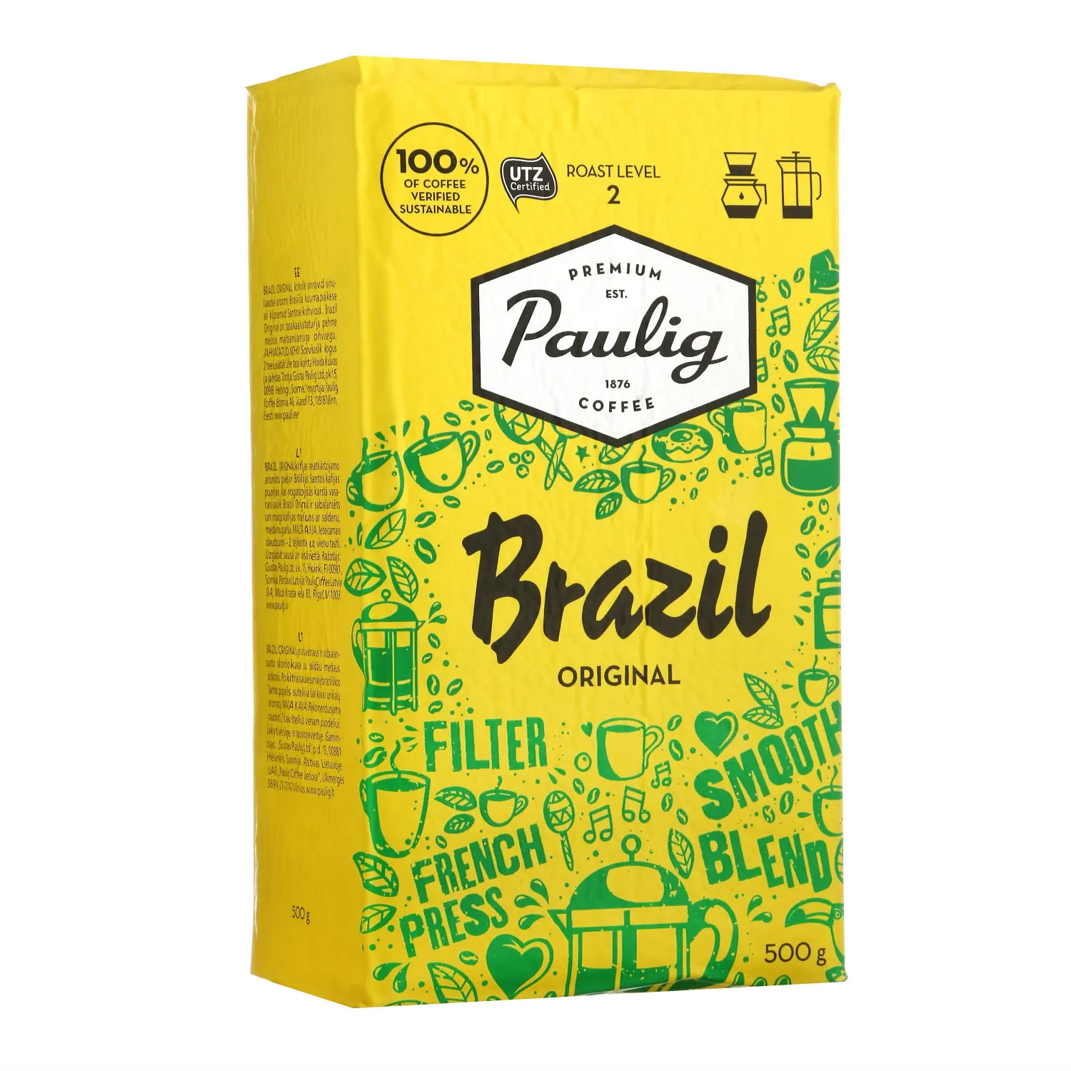 Кава мелена Brazil Original, 500г. Paulig - фото 1