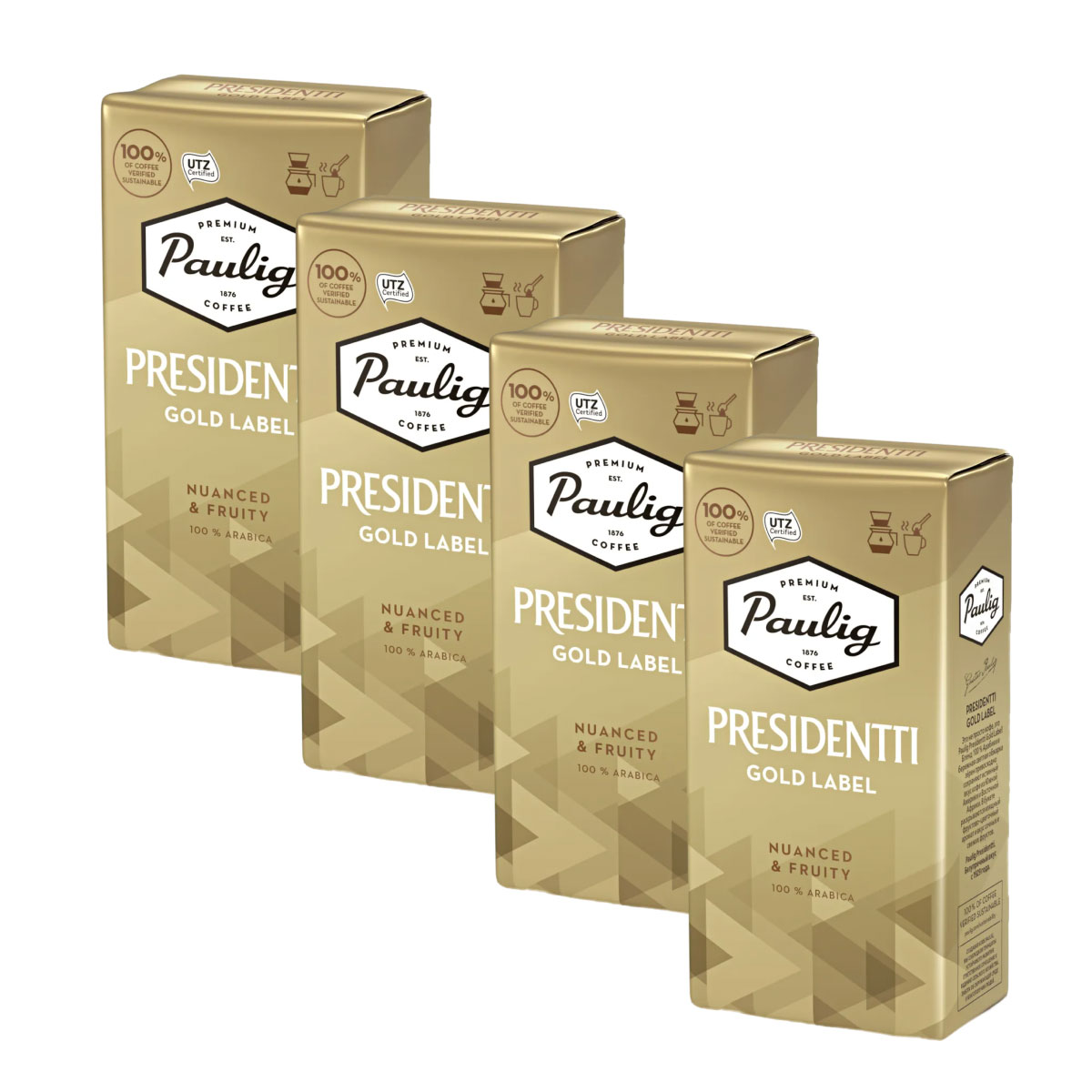 Кофе молотый Presidentti Gold Label, 500г. Paulig - фото 1