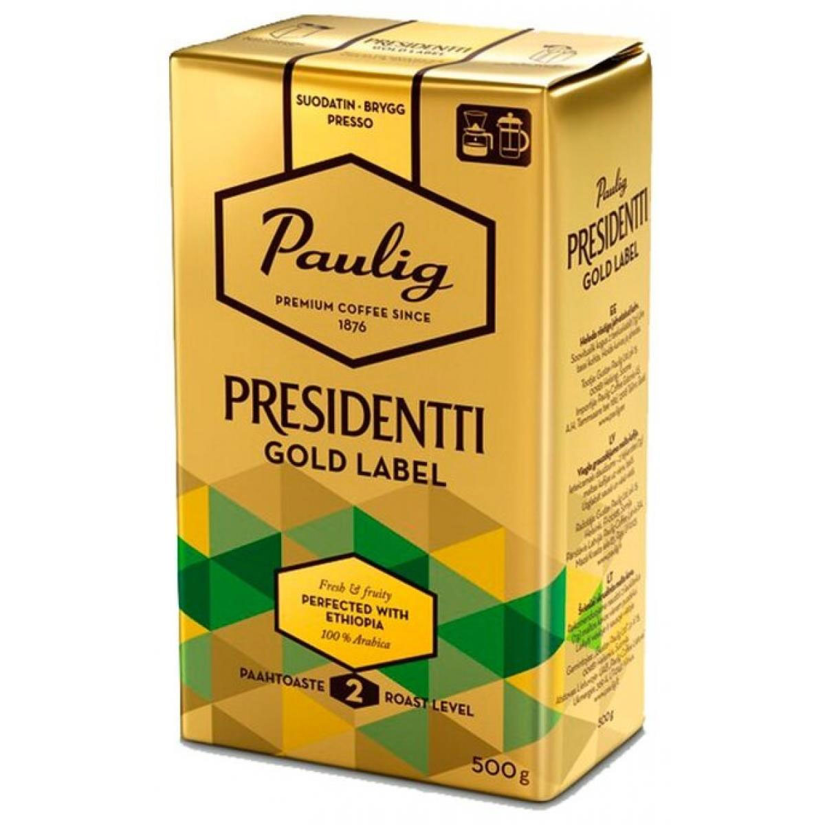Кофе молотый Presidentti Gold Label, 500г. Paulig - фото 2
