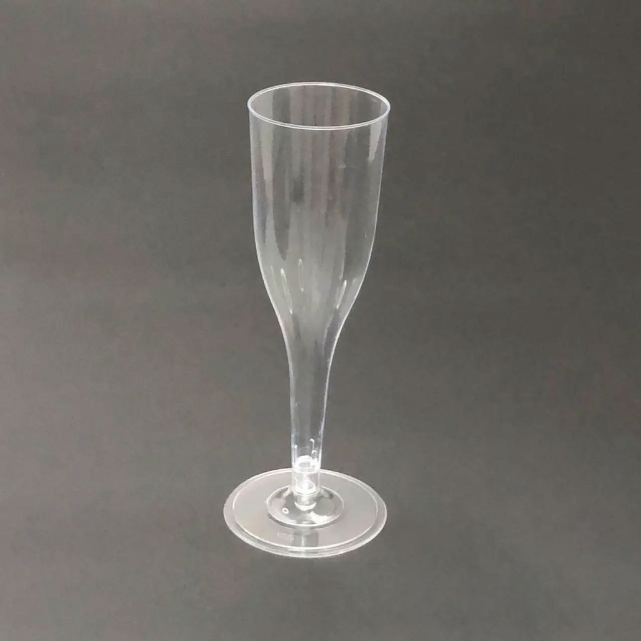 Келих для шампанського 120мл., склопластик, прозор. Україна - фото 1