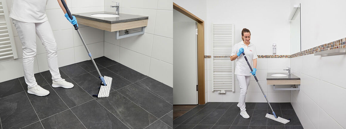 Насадка Моп плоская для швабры 50см., Swep Duo HygienePlus Pro mop (171428) Vileda Professional - фото 1