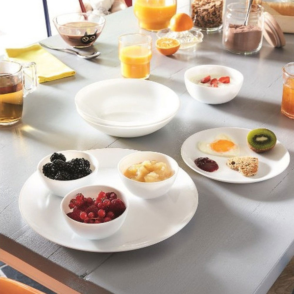 Тарелка обеденная DIWALI, 25см., бел. Luminarc - фото 3