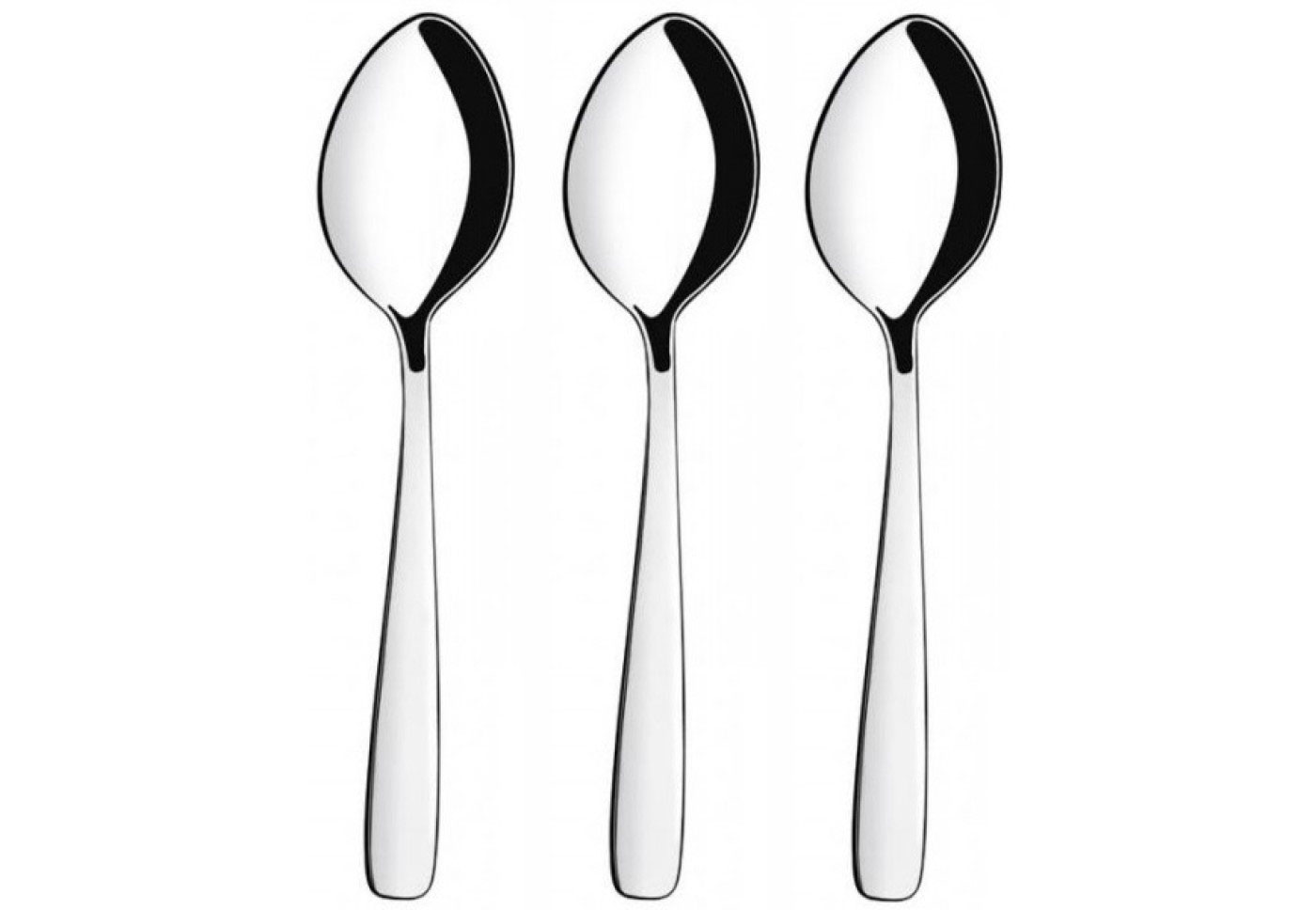 Ложка столова металева AMAZONAS, 3шт./уп. Tramontina - фото 1