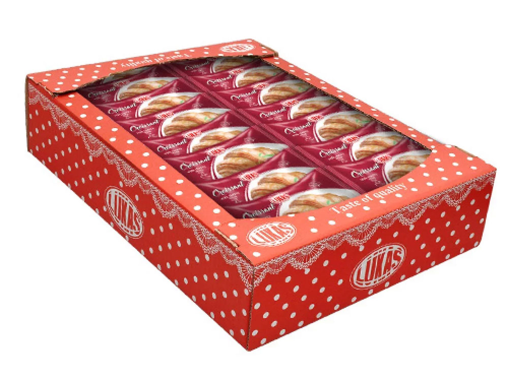 Круасанчик з вишневим наповнювачем в індивідуальній упаковці, 1,35кг. (30*45г.) Лукас - фото 1